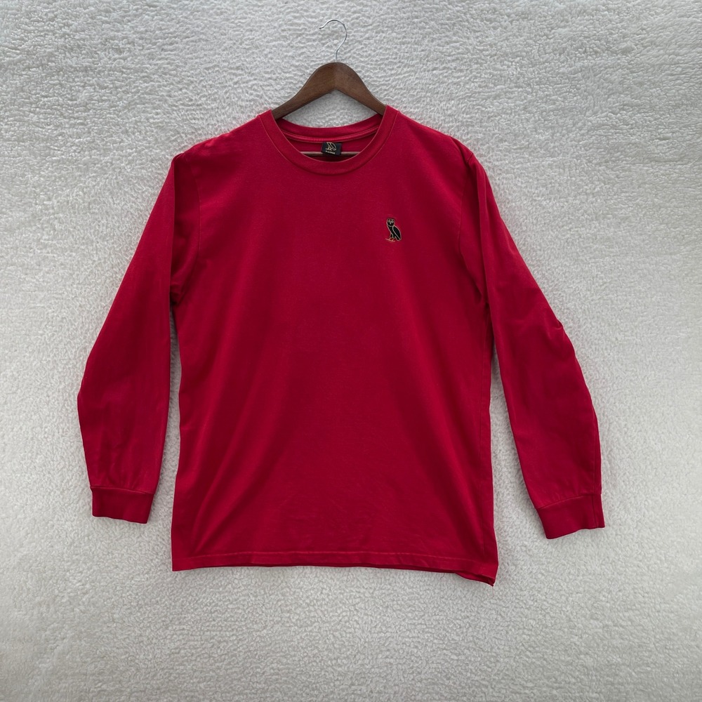 OVO Shirt Mens XL Red October's Very Own  Tee Drake Made in Canada Streetwear